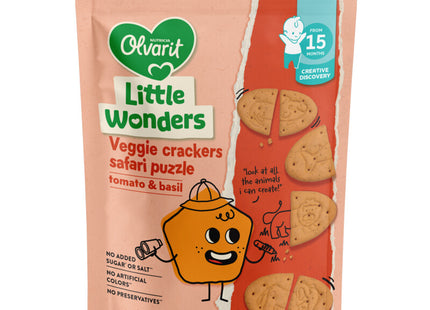 Olvarit Puzzel crackers tomaat basilicum 15m+