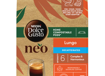 Nescafé Dolce Gusto Neo Lungo Decaf capsules