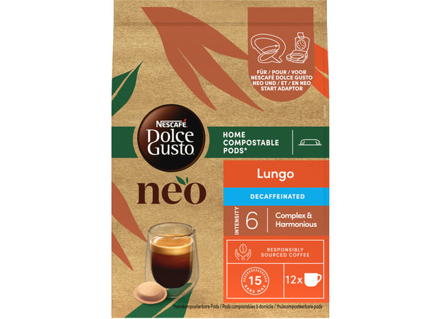 Nescafé Dolce Gusto Neo Lungo Decaf capsules