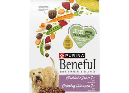 Wohlwollend Glücklicher reifer Senior mit Huhn