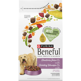 Wohlwollend Glücklicher reifer Senior mit Huhn