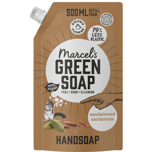 Marcel's Green Soap Handseife Sandelholz &amp; Kardamom Nachfüllung