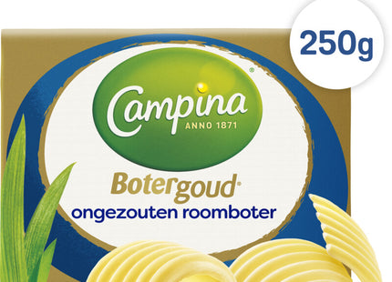 Campina Botergoud ongezouten roomboter