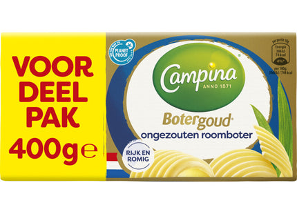 Campina Botergoud roomboter ongezouten voordeel