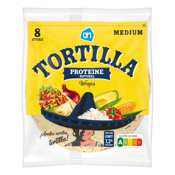 Tortilla Protein-Wraps Natur Medium