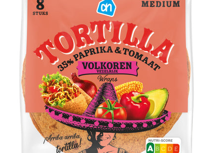 Tortilla groentewraps volkoren medium