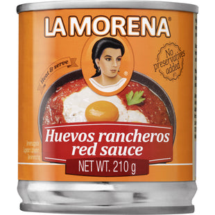 La Morena Huevos rancheros red sauce