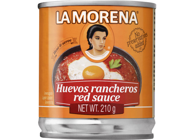 La Morena Huevos rancheros red sauce