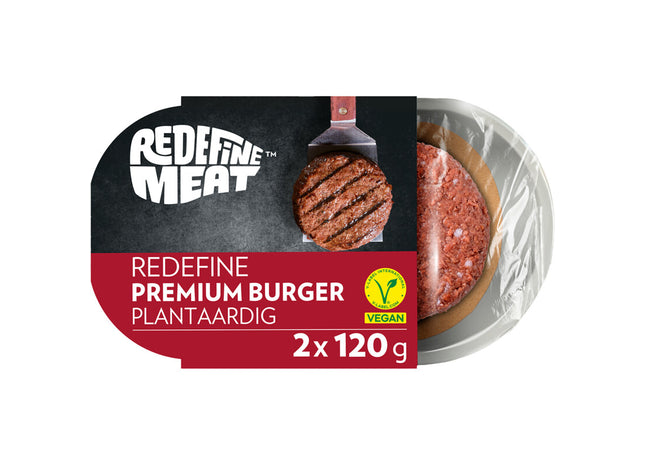 Redefine Meat Premium burgers