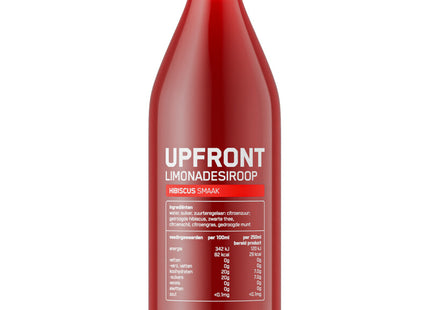 Upfront Limonadesiroop hibiscus smaak