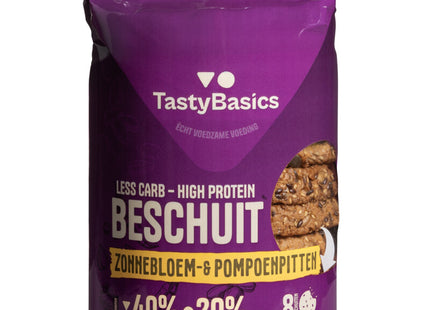 TastyBasics Beschuit zonnebloem- en pompoenpitten