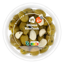 Green olives with garlic