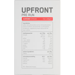 Upfront Pre run aardbei smaak