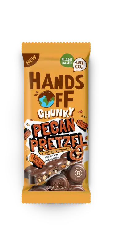 Hands Off Riegel Chunky Pecan Pretzel