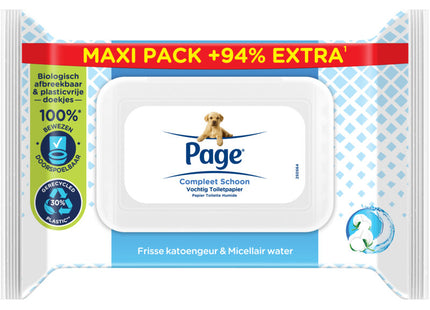 Page Vochtig compleet schoon maxi pack