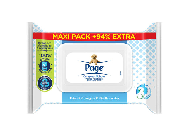 Page Vochtig compleet schoon maxi pack