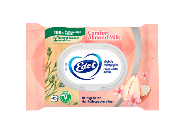 Edet Amandel vochtig toiletpapier