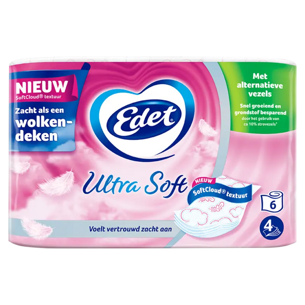 Edet Ultra weich 4-lagiges Toilettenpapier