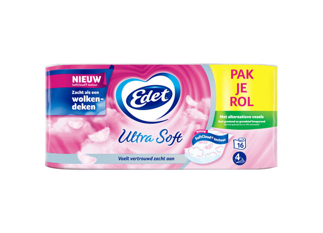 Edet Ultra soft toiletpapier stro voordeelpak
