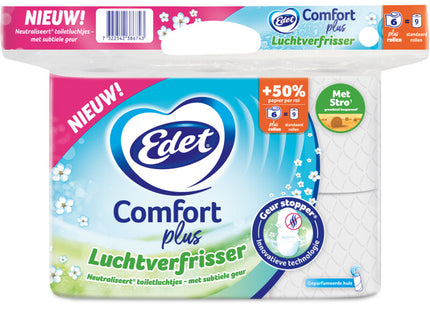 Edet Comfort plus luchtverfrisser 6=9 rol