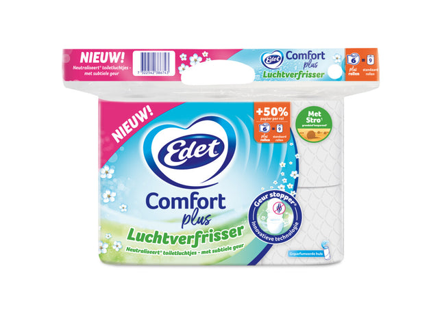 Edet Comfort plus luchtverfrisser 6=9 rol