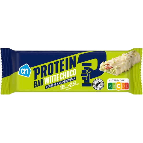 Proteïne reep witte choco pistache