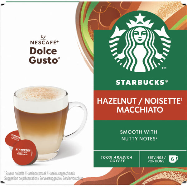 Starbucks Dolce gusto compatible hazelnut
