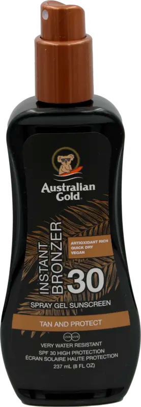 Australian Gold Instant Bronzer Spray Gel 30