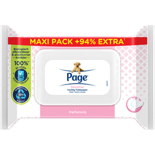 Page Sensitive vochtig toiletpapier