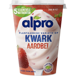 Alpro Plantaardige variatie op kwark aardbei