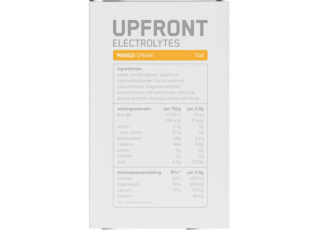Upfront Electrolytes mango smaak