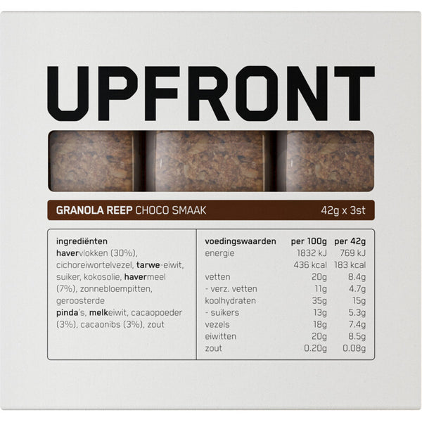 Upfront Granola reep choco smaak