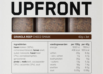 Upfront Granola reep choco smaak