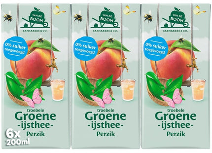 Van de Boom Troebele groene ijsthee perzik