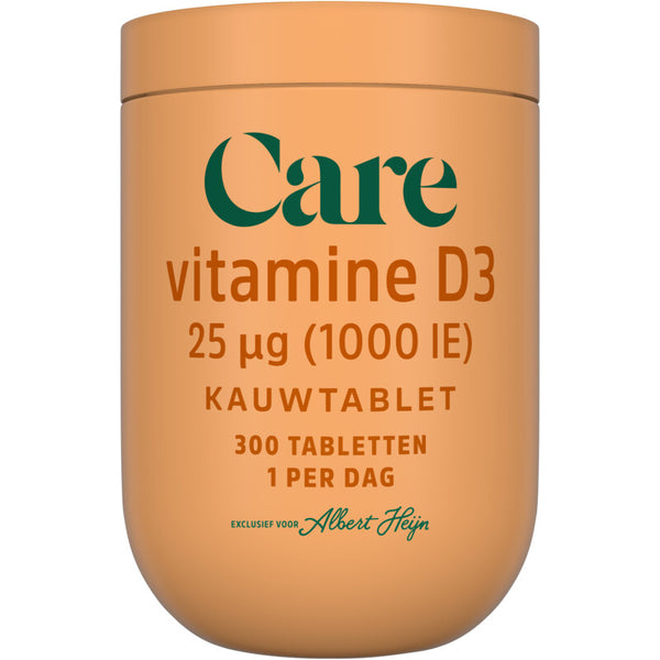 Care Vitamine D3 25ug kauwtablet