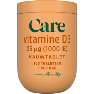 Care Vitamine D3 25ug kauwtablet