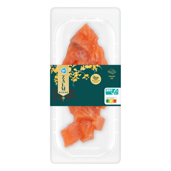 Salmon cubes