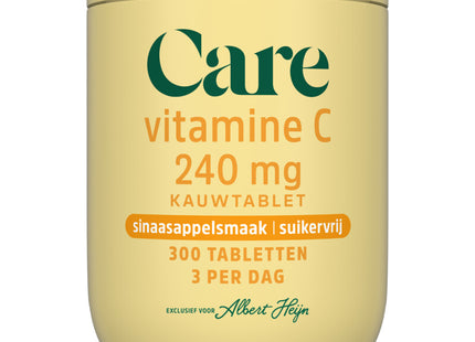 Care Vitamine C kauwtabletten sinaasappel