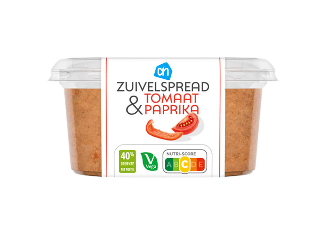 Zuivelspread tomaat paprika
