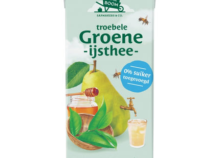 Van de Boom Troebele groene ijsthee peer & honing