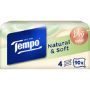Tempo Natural & soft box 4-laags zakdoeken
