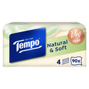 Tempo Natural & soft box 4-laags zakdoeken