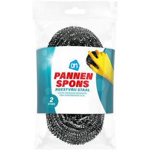 Pannenspons roestvrijstaal