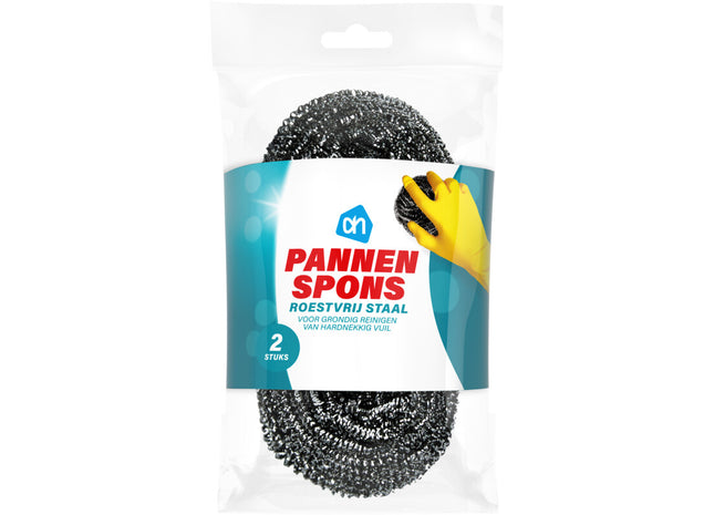 Pfannenschwamm aus Edelstahl