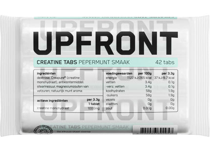 Upfront Creatine tabs pepermunt smaak