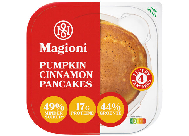 Magioni Pumpkin cinnamon pancakes