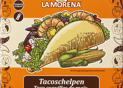 La Morena Tacoschelpen naturel