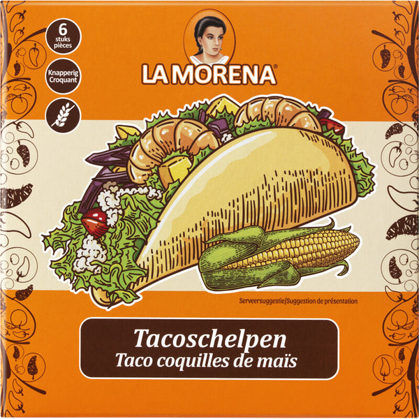 La Morena Tacoschalen naturbelassen