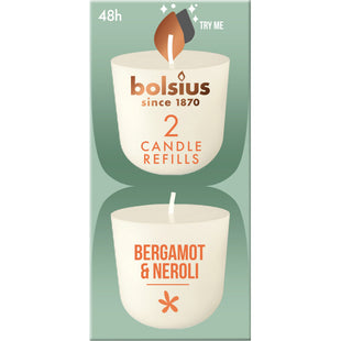 Bolsius Navulling clean light bergamot