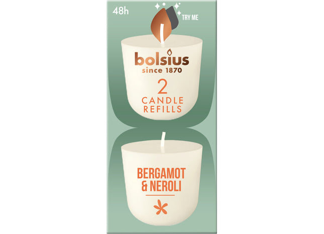 Bolsius Navulling clean light bergamot